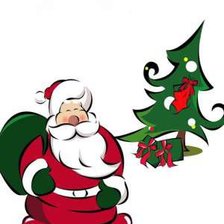 Схема вышивки «дед мороз»