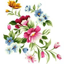 Схема вышивки «Подушка "Нежность"»