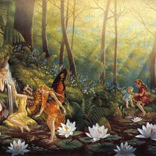 Схема вышивки «феи»