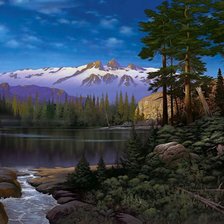 Схема вышивки «природа»