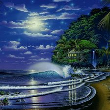 Схема вышивки «прибой»