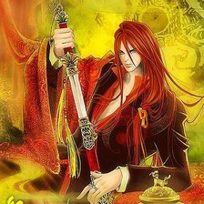 Схема вышивки «Самурай»