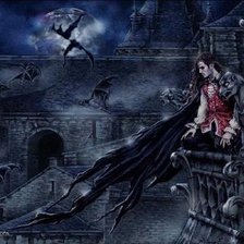 Схема вышивки «Вампир»