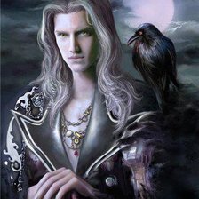 Схема вышивки «Воин ночи»