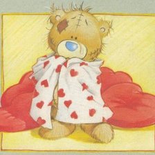 Схема вышивки «Серия "Мишка Тедди" Иду спать»