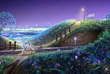 Схема вышивки «вечер»