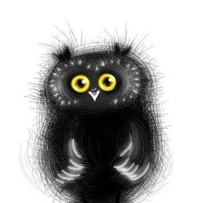 Схема вышивки «сова»