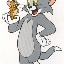 Схема вышивки «Том и Джерри»