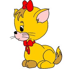 Схема вышивки «Котик»