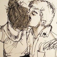 Схема вышивки «пара»