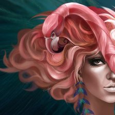 Схема вышивки «женчина»