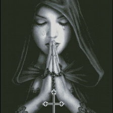 Схема вышивки «Молитва»