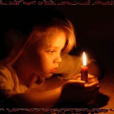 Схема вышивки «Свеча горела на столе...»