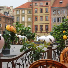 Схема вышивки «В кафе»