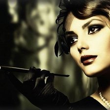 Дама с сигаретой