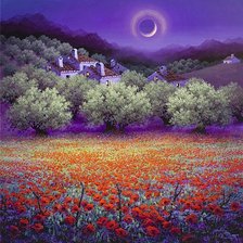 Схема вышивки «Маковое поле»