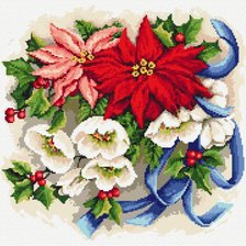 Схема вышивки «Рождественский букет»