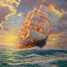 Схема вышивки «Фрегат»