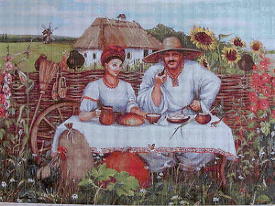 Время обеда - село, люди, природа - предпросмотр