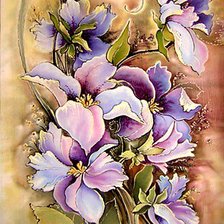 Схема вышивки «букет цветов»