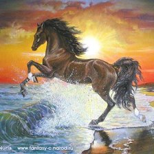 Схема вышивки «На рассвете...»