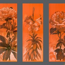 Схема вышивки «триптих»