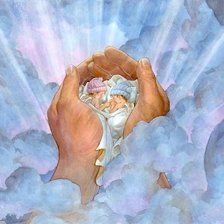 Схема вышивки «В руках бога»