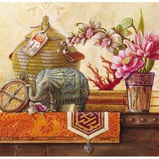 Схема вышивки «винтаж»