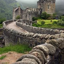 Схема вышивки «Старый замок»