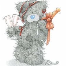 Схема вышивки «Серия "Мишка Тедди" С Новым годом»