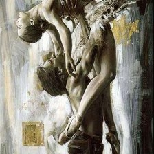 Схема вышивки «двое»