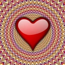 Схема вышивки «живое сердечко»