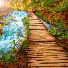 Схема вышивки «дорога»