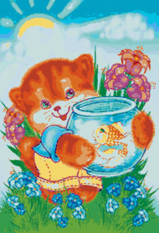 Котик - для детей - предпросмотр