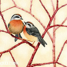 Схема вышивки «Пара»