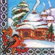 Схема вышивки «Зима»