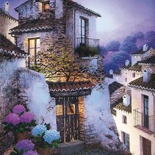 Схема вышивки «Городской пейзаж»