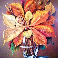 Схема вышивки «Букет каштанов»