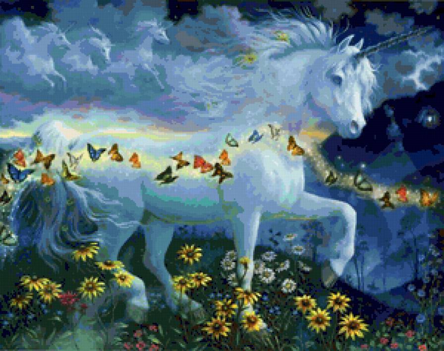 Unicorn полета - животное - предпросмотр