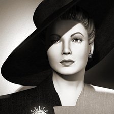 Схема вышивки «Леди»