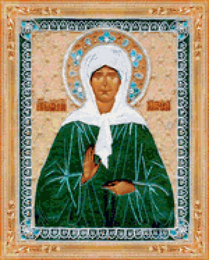 св.Матрона московская - икона - предпросмотр