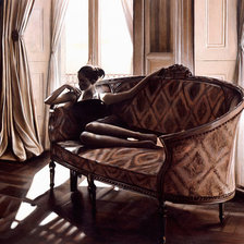 Схема вышивки «Художник Роб Хефферан»