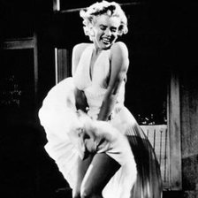 Схема вышивки «Мерлин Монро»