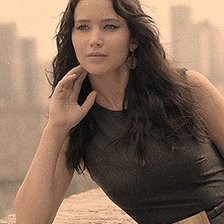 Схема вышивки «Джениффер Лоуренс»