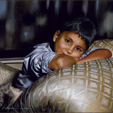 Схема вышивки «Художник Роб Хефферан»