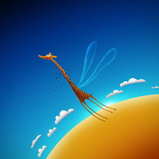 Схема вышивки «Жирафа»