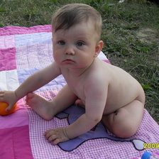 Схема вышивки «малыш»