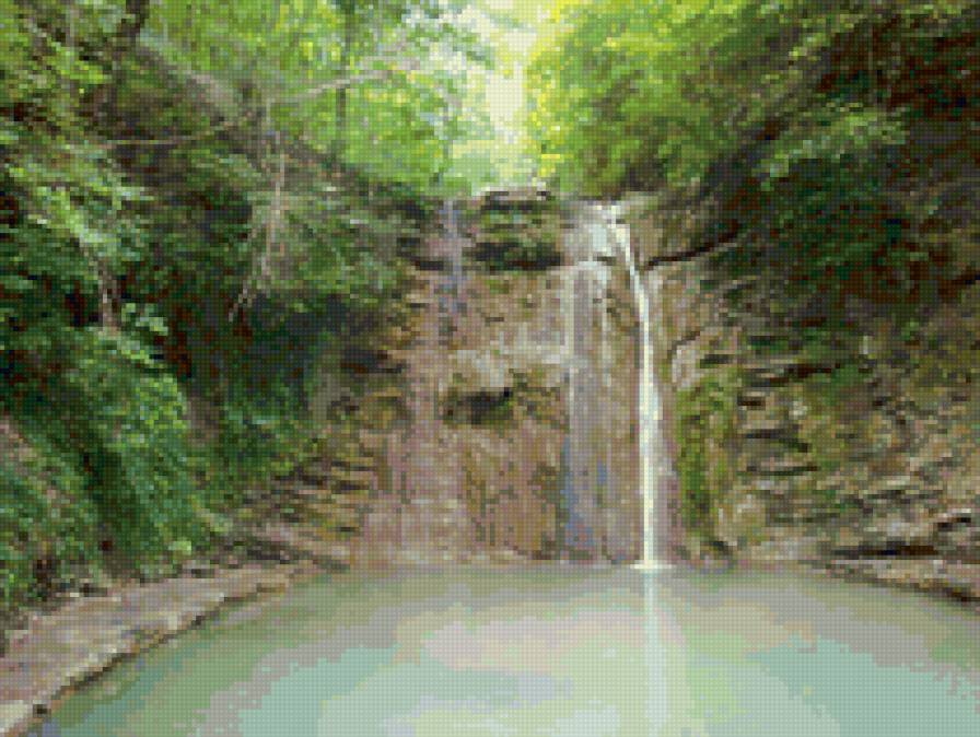 водопад "Хрустальный" - предпросмотр