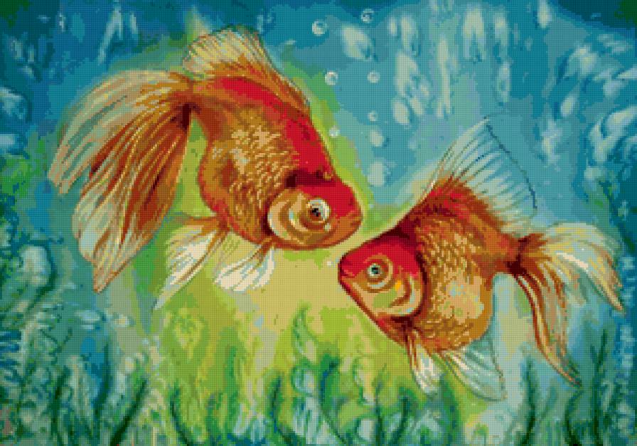 золотые рыбки - предпросмотр