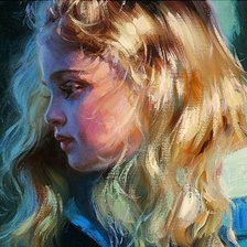 Схема вышивки «Девочка. Волегов.»